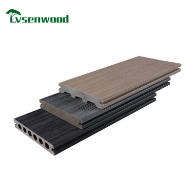 China Recycling Best Wood Coextrusion Shandong Wpc Decking Deutschland Extruder Wpc Decking Produktion Linie Sale Inlays Flooring for sale