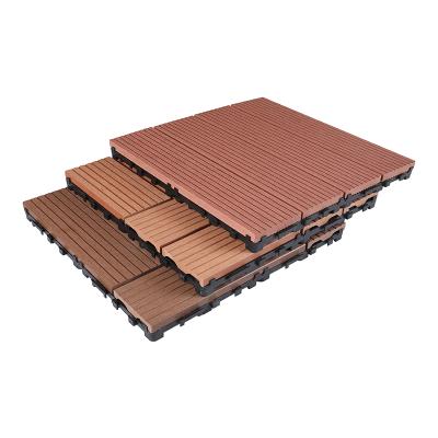 China Europe WPC DIY Solid Interlocking Deck Tiles Hot Sale Flooring Manufacturer From China for sale