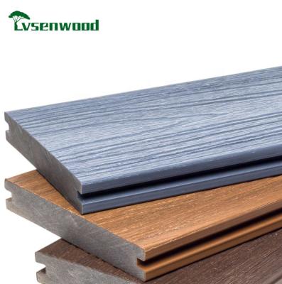 China Since 2007 Modern Outdoor WPC Decking Wood Deck Modern Outdoor Covered Interlocking Plastic Composite Floor Panel for Pool and Garden for sale