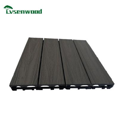 China Recycling factory wholesale 30*30*2.5cm factory made floor decking tiles for swimming pool tiles for sale