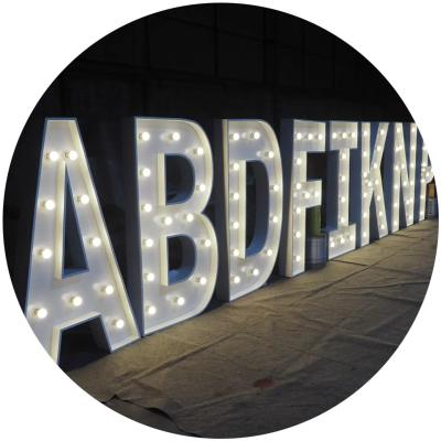 China Other DS Sign Manufacturer Custom Love Marquee Letters 4ft Wedding Decorative Big Marquee Letter Lights for sale