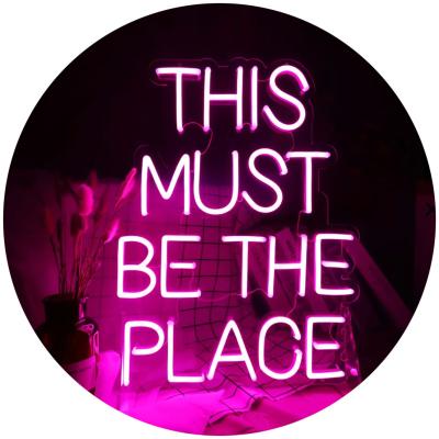 China LANDSCAPE DS Popular Wedding Custom Neon Sign Led Bar Party Decoration Acrylic Advertising Neon Light Signs Neon Sign for sale