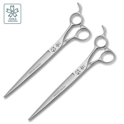 China Viable Master Refined Direct Scissors 7.0 7.5 Inch Chose vg10 Dog Grooming Scissors Steel Pet Scissors for sale