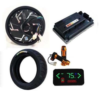 China VOTOL EM100 and QSMOTOR12 Inch 3kW DC Motor Controller 60V72V Brushless Acceleration Enhanced Tachometer Throttle Package EM100 for sale