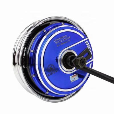 China Blue 10 Inch 3500W QMotor Waterproof Magnetic Motor Steel High Speed ​​Arc Motor Brushless DC Frequency Conversion for sale