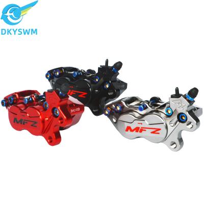 China Mfz-Morse four-piston caliper CNC forged piston downpump caliber sport competitive brake CF01S XY125 for sale