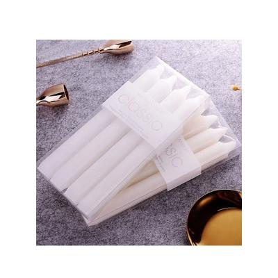 China Romantic wedding candles European ivory white color bar food wax European classic tasteless long birthdays candles for sale