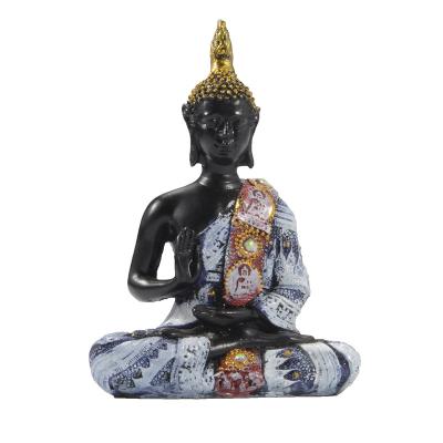 China China Jiayi Southeast Asia Creative Resin Opens Red Antique Buddha Statue Gifts Furnishings for sale