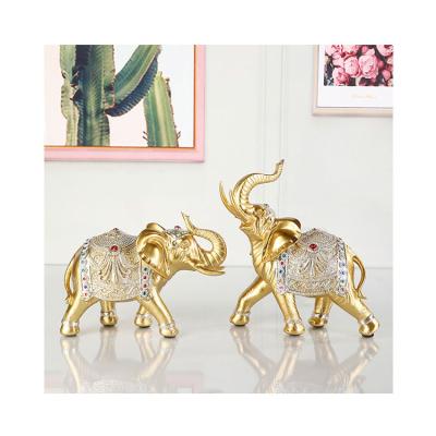 China Thailand Jiayi Best Selling Resin Elephant Statue Resin Opens Home Decoration Figurine Gifts for sale