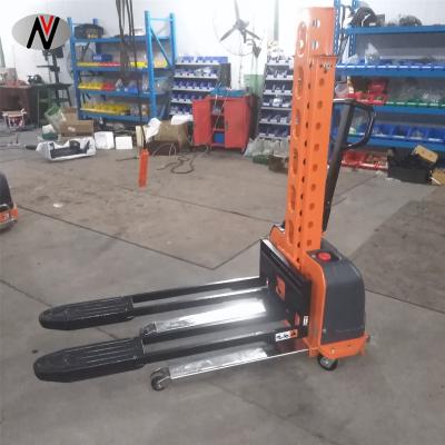 China Building material shops VISION500kg self loading stacker semi electric forklift for factory use for sale