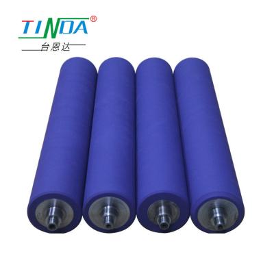 China Bajo ruido Roller de caucho industrial Roller de presión de caucho resistente al desgaste en venta