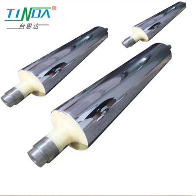 China Roller industrial de metal con superficie especular de bajo nivel de vibración en venta