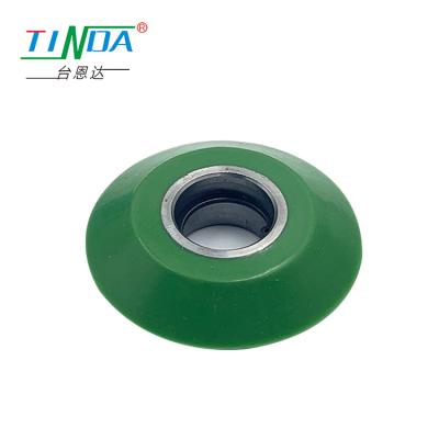 China Houtbewerkingsmachine Rubber Roller Wheel Bearing Abrasion Resistance Te koop