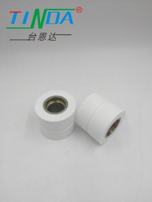 China White Groove Sticky Silicone Roller For Effective Cleaning And Adhesion for sale