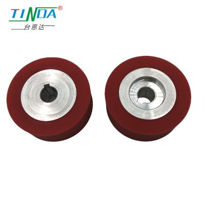 China Noise Reduction Rubber Wheels For  Hot Air Sewing Machine With High Pressure Resistance for sale