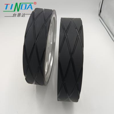 China Custom Rubber Wheel With Wear Resistance And Customized Diameter For Paiting Automation Equipment for sale