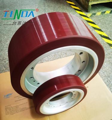 China Customized Robot AGV Drive Load Wheel With Load Capacity And Ball Bearing for sale