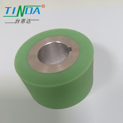 China Temperature Resistant Round Cylindrical Rubber Feed Wheels Sewing Rollers For Paper Making Machine en venta