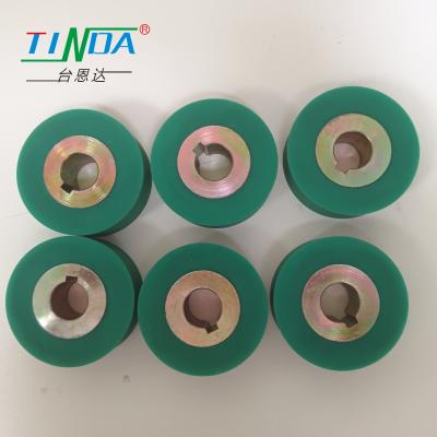 China High Precision Rubber Press Rollers With Noise Reduction And Tolerance For HQMA Hot Air Seam Sealing Machine for sale