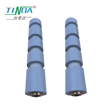 China Customized Grooved Roller Smooth Surface Anti-Static Rubber Roller for sale