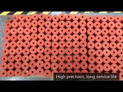 Lightweight Hot Stamping Silicone Rubber Roller Up To 350 Degrees Celsius