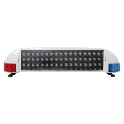 China TBD-X000 lightbar tower light alarm signal with LED message screen display TBD-X0L12Y-48/01RBS for sale