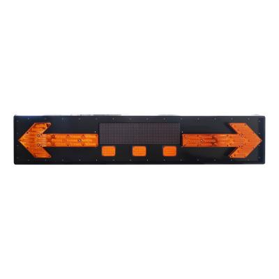 China Outdoor 80inch Arrow Led Programmable Flash Warning Direction LED Sign Board for sale