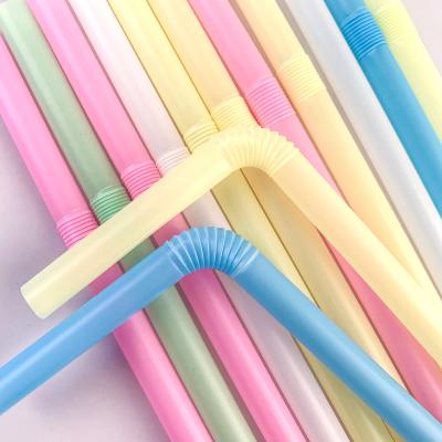 China 100% Biodegradable Christmas Bulk Curly Disposable Space Pla China Biodegradable Drinking Straws for sale