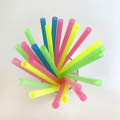 China Disposable Soton 7*180 Drinking Plastic Juice Eco Biodegradable Milk Tea Pla Straws for sale