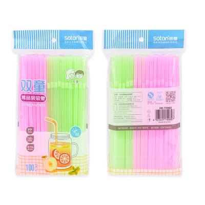 China Eco-Friendly Portable Creative Disposable Collapsible Disposable Drinking Plastic Straw for sale