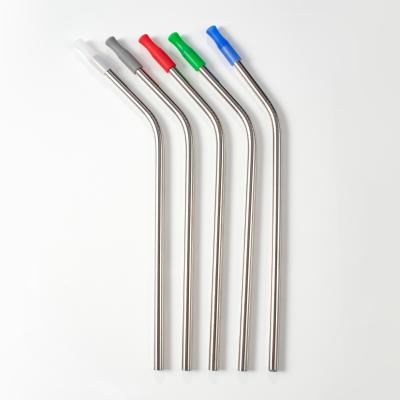 China 304 Stainless Steel Disposable Wholesale Reusable Juice Drinking Straws With Brush for sale