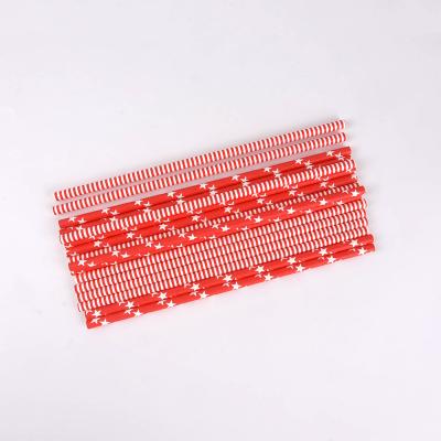 China Minimalist Household Biodegradable Milk Juice Eco Disposable Drinking Paper Straw for sale