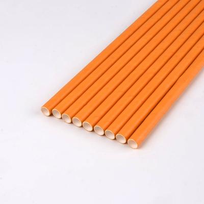 China Promo Minimalist Eco Bubble Tea Drinking Degradable Bendable Paper Straws for sale