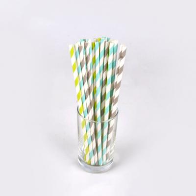 China Minimalist Customized Eco Friendly Biodegradable Colored Bendable Paper Juice Straw for sale