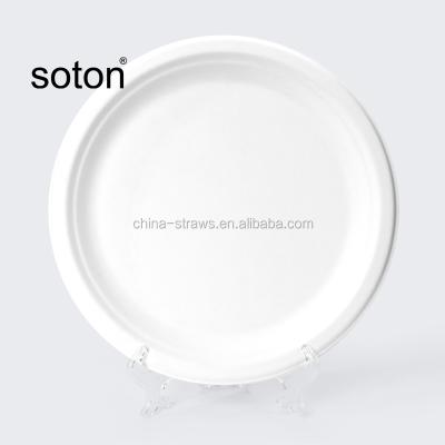 China Biodegradable Disposable Tableware Party Accessories Eco - Friendly Sugar Cane Square Paper Plate for sale