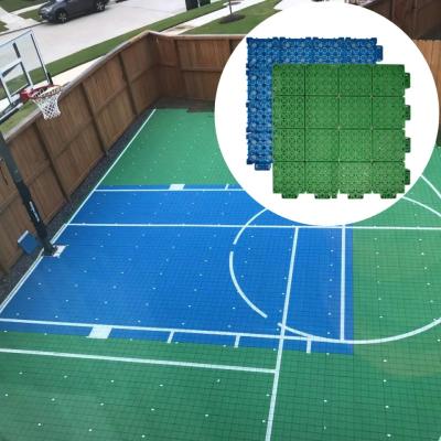 China Tafeltennis Hockey Multi Sport Interlocking Tiles Outdoor Court Tiles Carpet Te koop