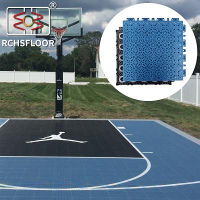 China Eco Friendly Outdoor PP Tiles For Basketball Court CE RoSH for sale