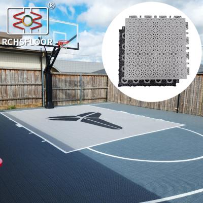 China 1.8cm Waterproof Multi Sport Interlocking azulejos azulejos de la superficie de la cancha deportiva en venta