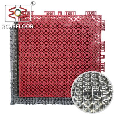 China Multi Sport Basketball Court Tiles For Outdoor Indoor Polypropylene Floor Tiles for sale