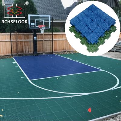 China 1000-stuk basketbalbaantegels Glijvast Indoor Outdoor Sporttegels Te koop