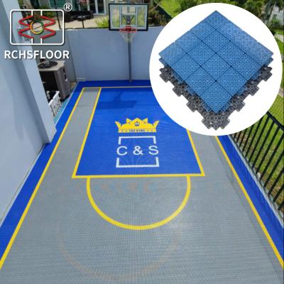 Cina Pavimenti interlacciati in PP con piastrelle sportive modulari T-RGS personalizzate in vendita