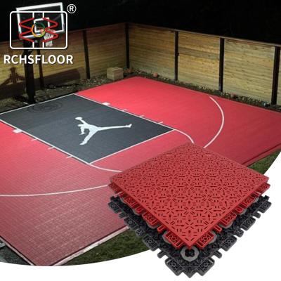 China Outdoor Interlocking Pickleball Tennis Badminton Court Floor Tiles Mat Sports Flooring for sale