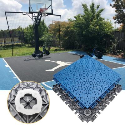 China Pvc Modular Badminton Table Tennis Pickleball Sport Court Flooring Tiles Basketball Floor for sale