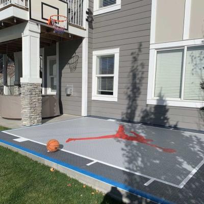 Κίνα Suspended 100% Pp Plastic Sports Court Mat For Indoor Outdoor Mobile Volleyball Basketball προς πώληση