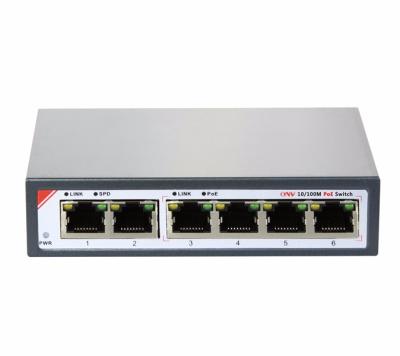 China POE 6 Port Gigabit POE Switch for CCTV IP Camera (ONV-POE33064P) for sale