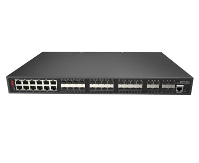 China LACP 10g SFP Networking Switch Managed Router L3 Switch 44-Port 10G Uplink L3 Managed Ethernet Fiber Switch for sale