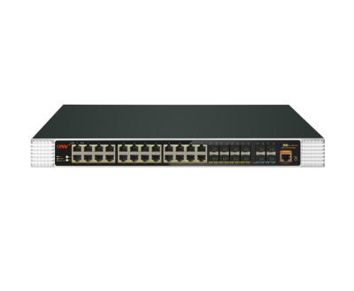 China Hot Selling LACP ONV PoE Industrial Switch 36 Fiber Port Controlled Industrial Switch With 4 SFP 10G Uplink for sale