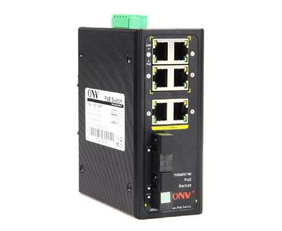 China Industrial POE 8 Port 10/100M PoE Fiber Switch For Digital Video Camera for sale