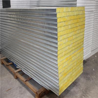 China 1150-50-0.426mm glass wool wall sandwich panel with fireproof and sound insulation for sale