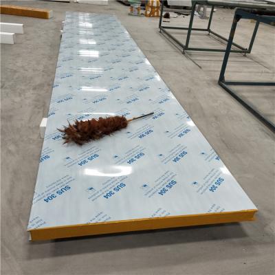 China 60kg aluminum steel sheet 1150mm modified eps sandwich panel with gpod thermal insulation for sale